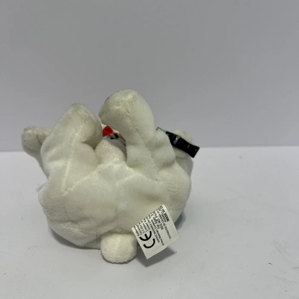 Coca Cola Bean Bag Plush Coke Polar Snow Bear 1999 Striped Vest Bowtie Christmas